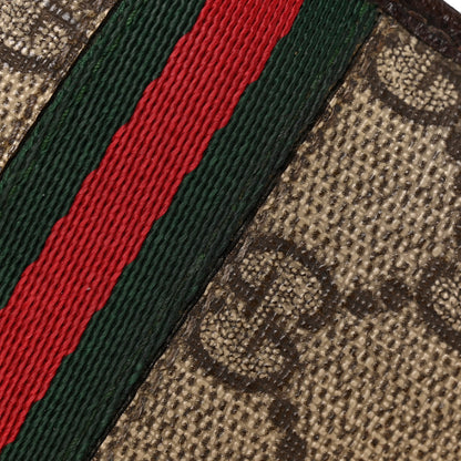 Gucci GG Plus Monogram Web Bi-Fold Wallet Dark Brown 11 of 12