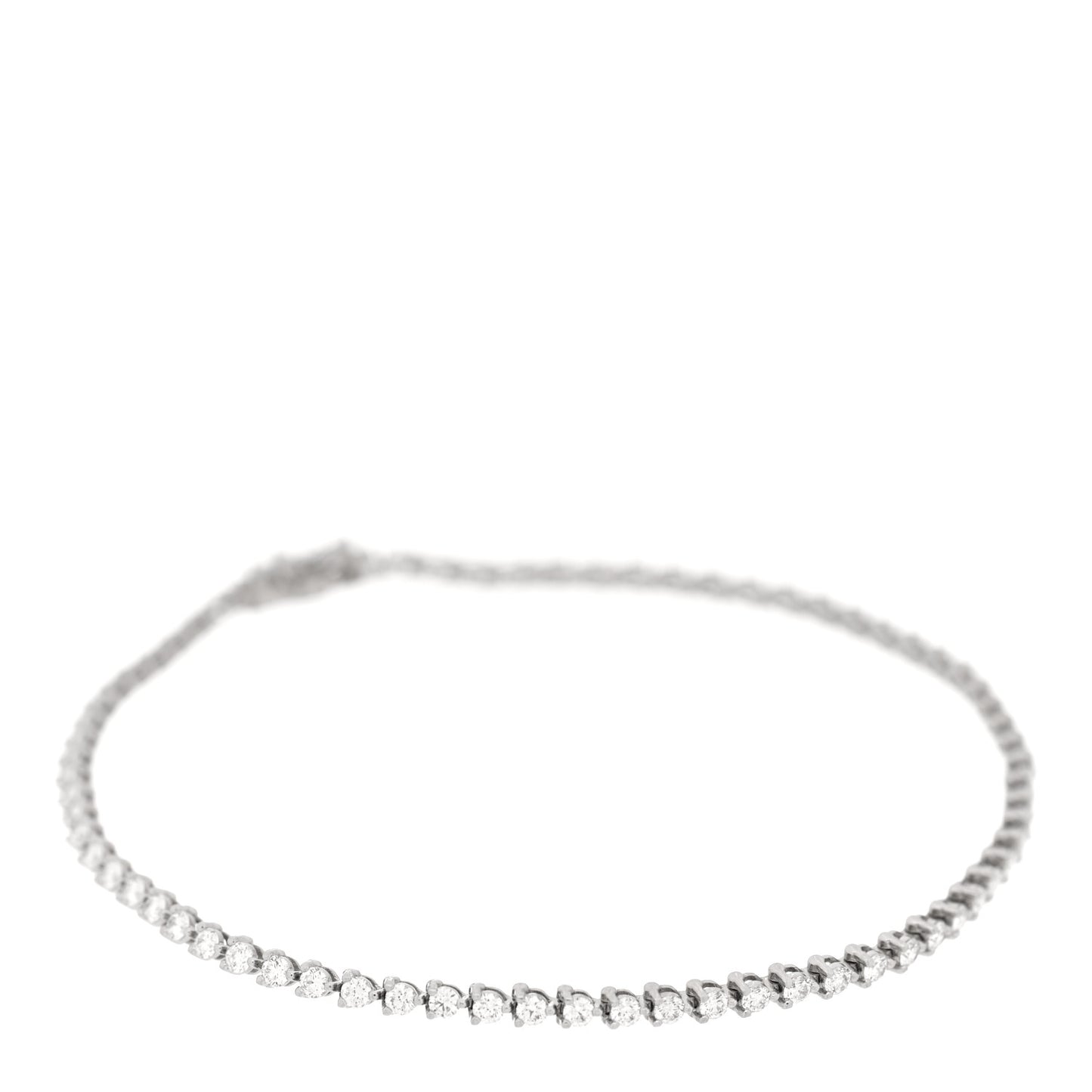 Platinum Diamond 2.09ctw Victoria Tennis Bracelet