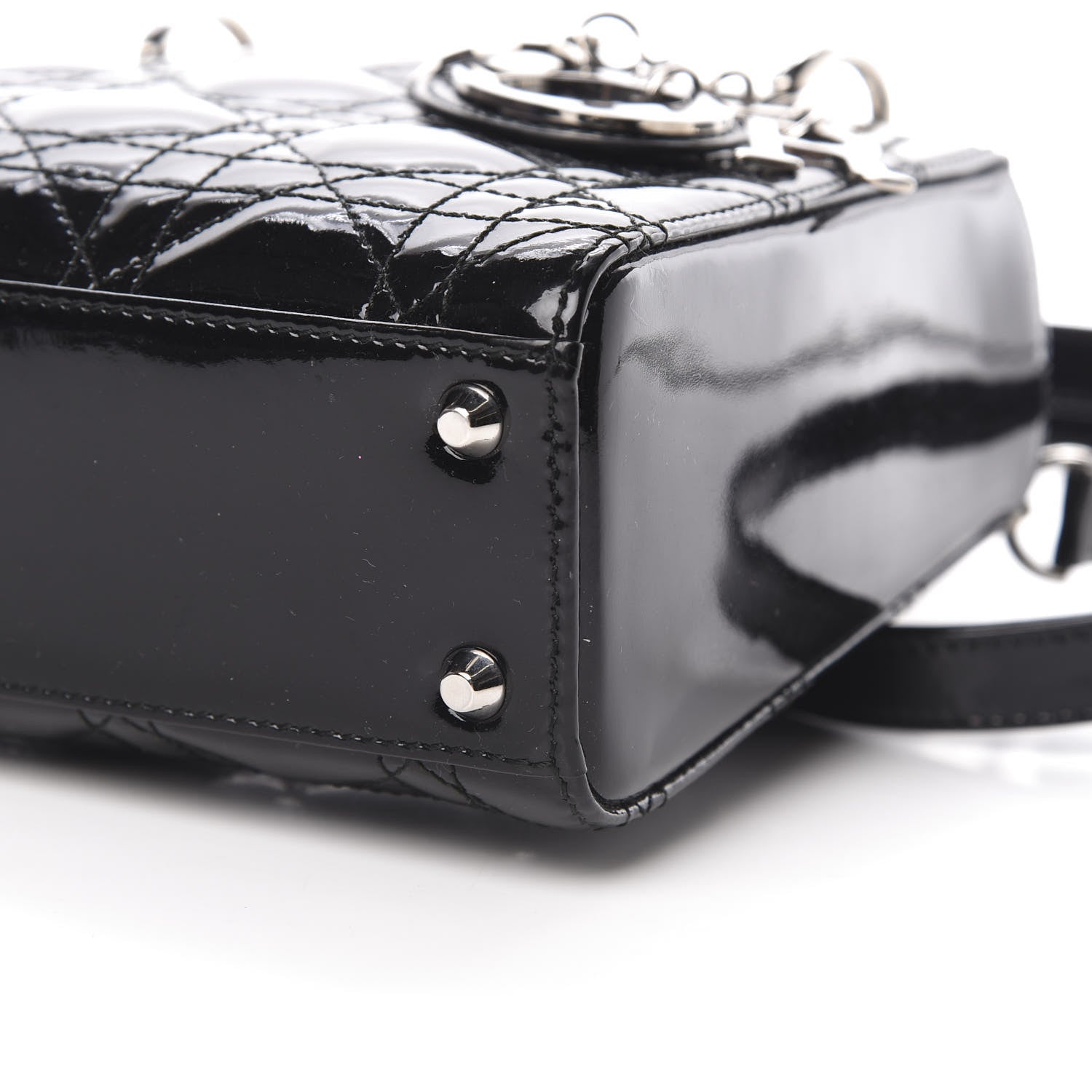 Christian Dior Patent Cannage Mini Lady Dior Black 11 of 11