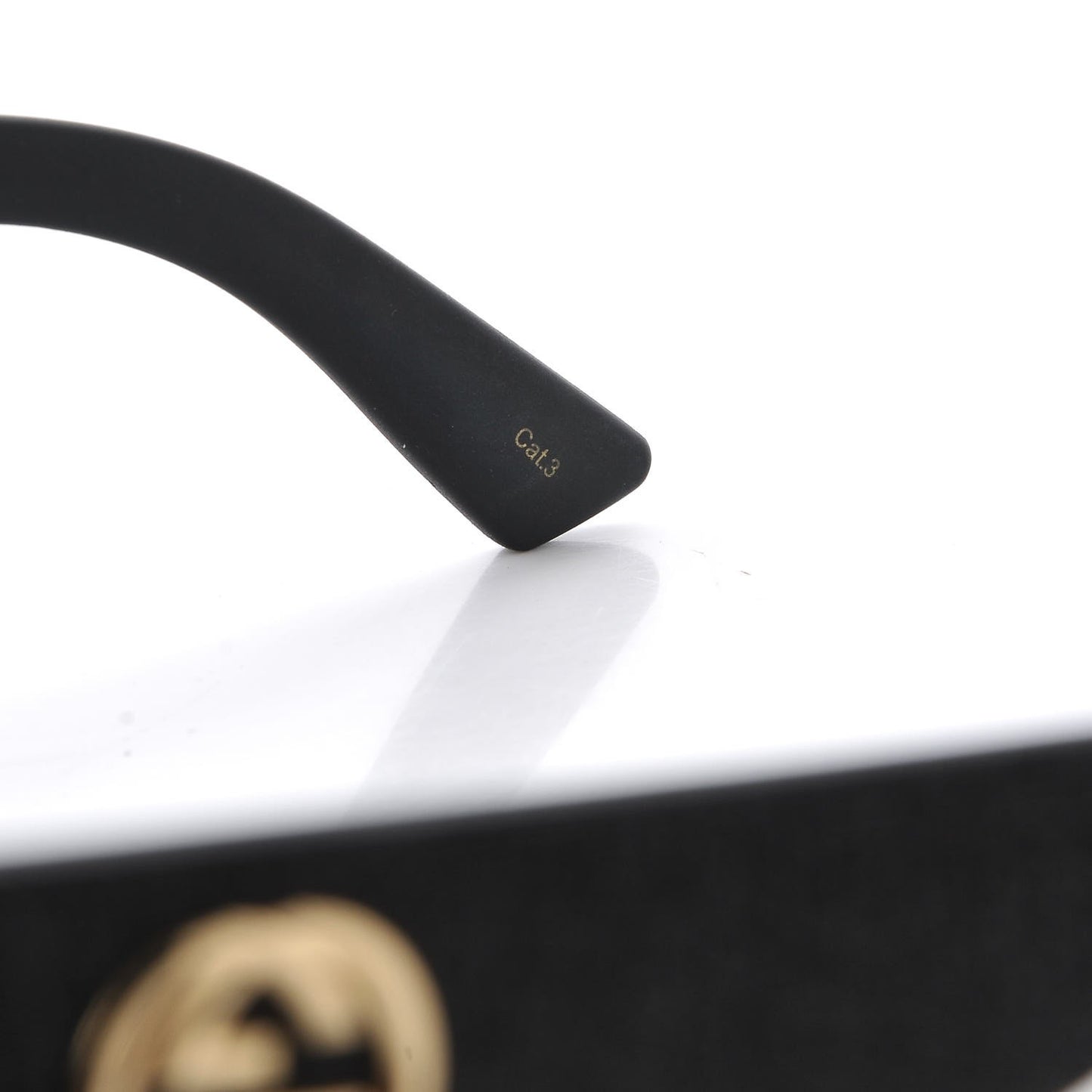 Square Frame Glitter GG0102S Sunglasses Black