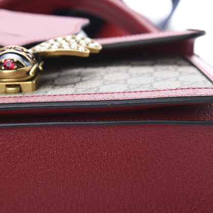 Gucci GG Supreme Monogram Small Queen Margaret Top Handle Bag Red 10 of 10