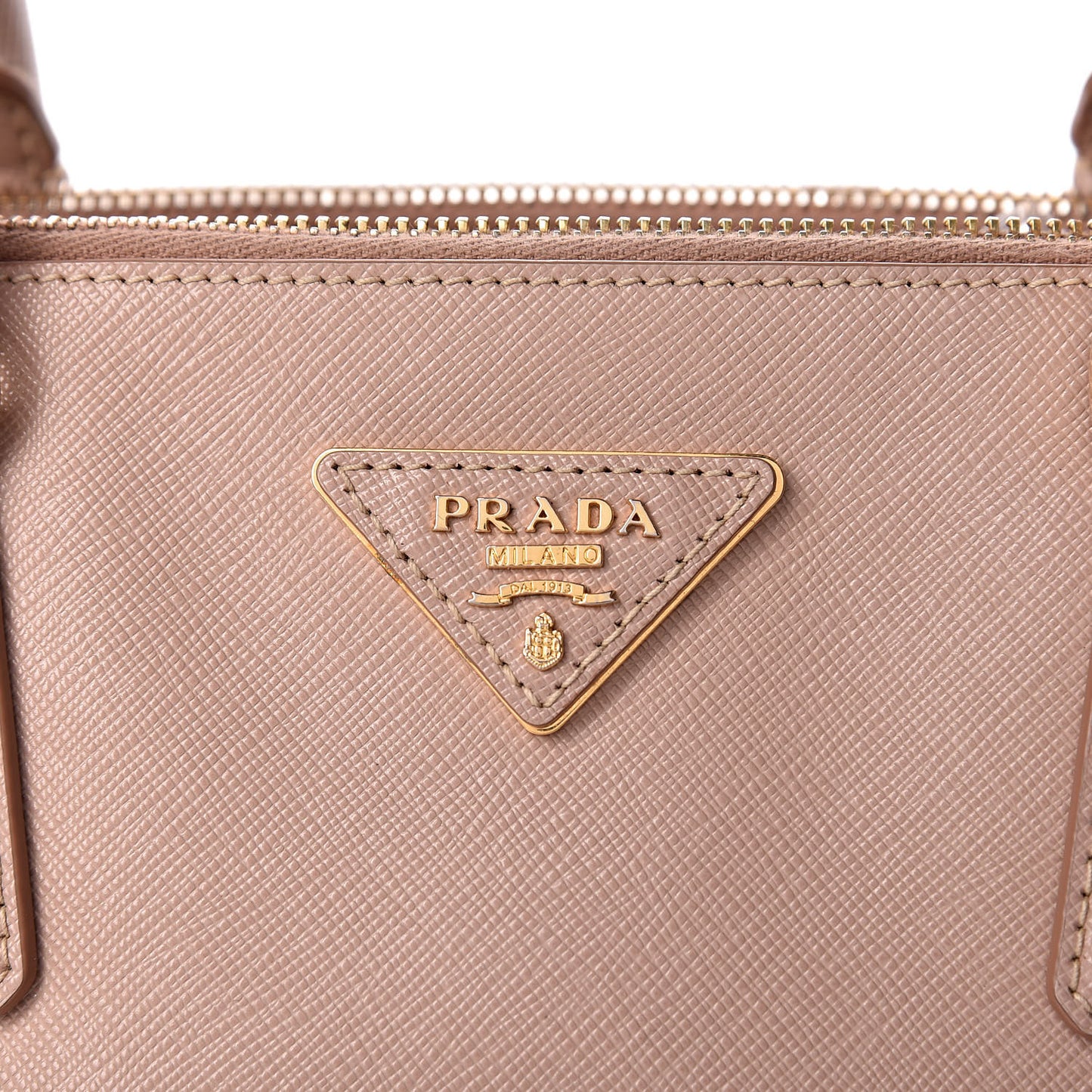 Saffiano Medium Galleria Double Zip Tote Cammeo