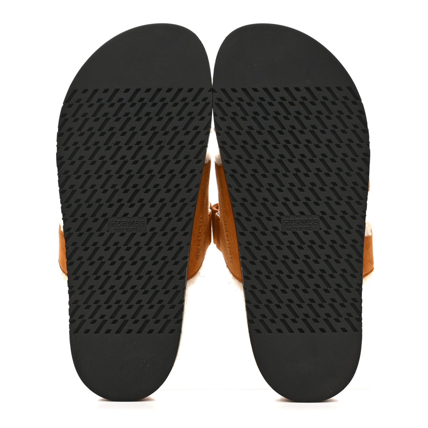 Suede Goatskin Woolskin Womens Chypre Sandals 40 Naturel Ecru