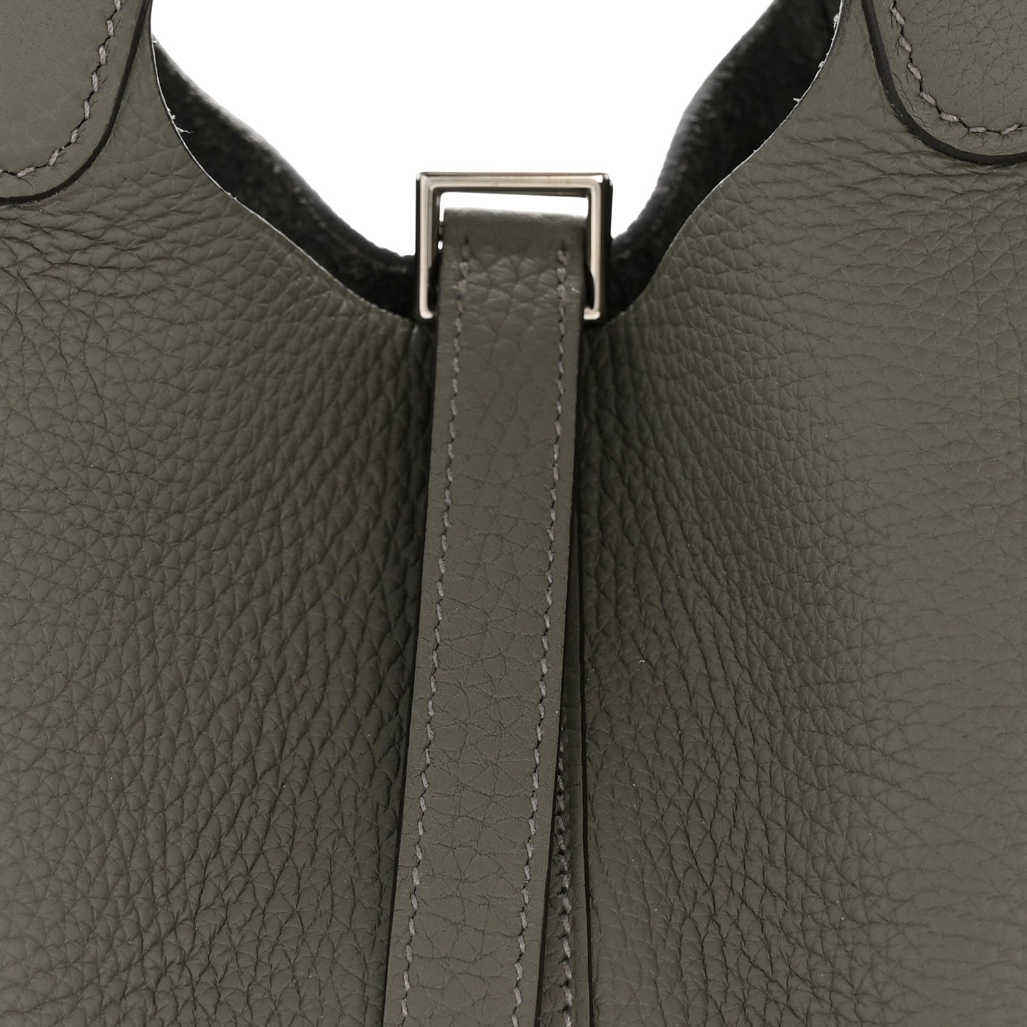 Hermes Taurillon Clemence Picotin Lock 18 PM Etain 8 of 10