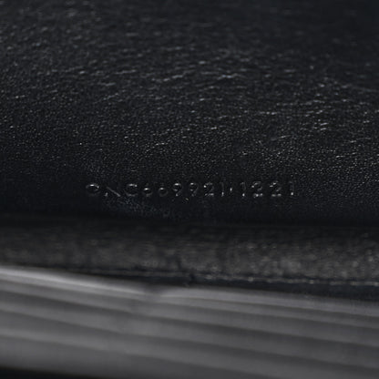 Saint Laurent Glossy Calfskin Monogram Chain Wallet Black 9 of 13