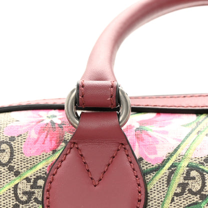 Gucci GG Supreme Monogram Blooms Small Boston Beige Multicolor Dry Rose 12 of 14