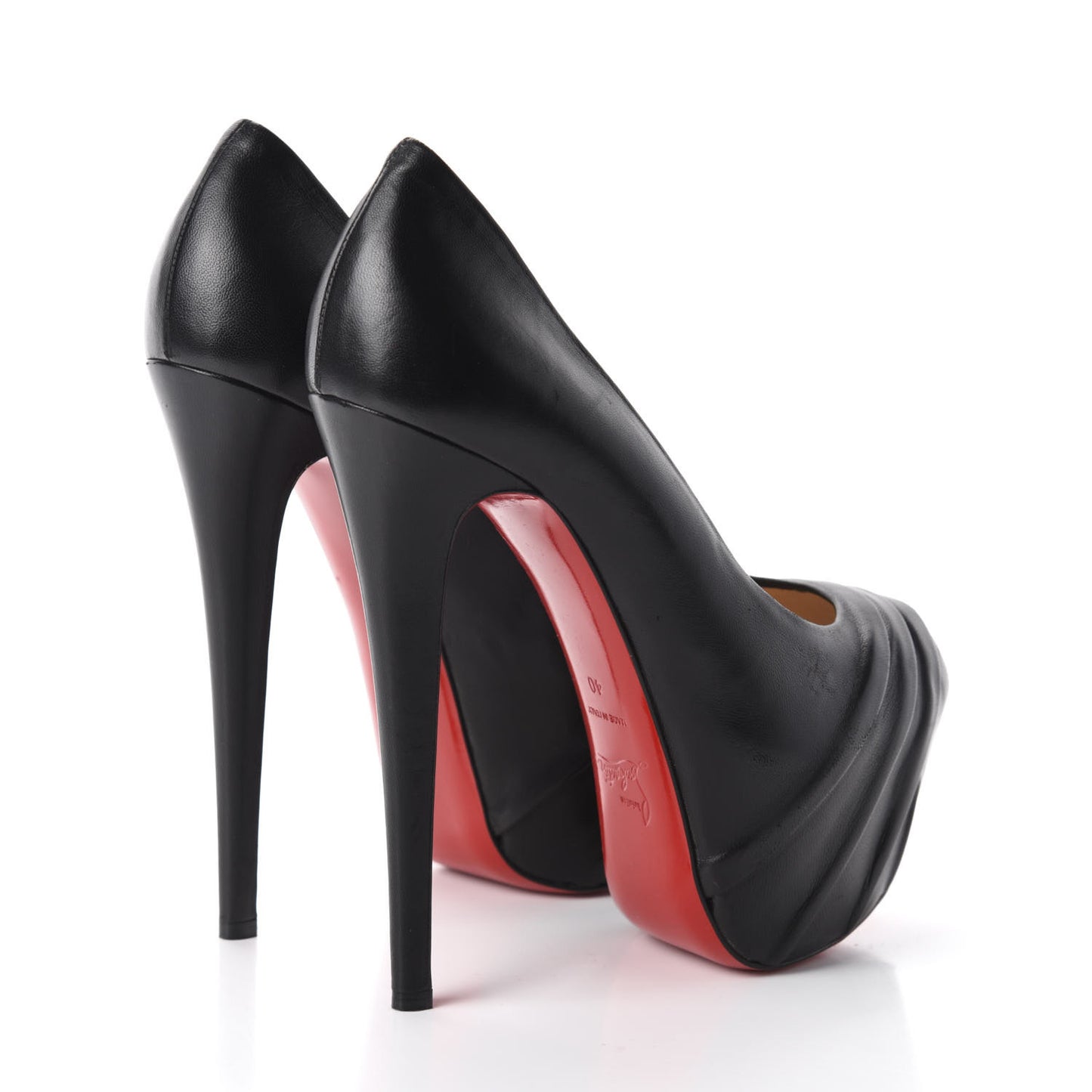 Nappa Drapesse 160 Pumps 40 Black