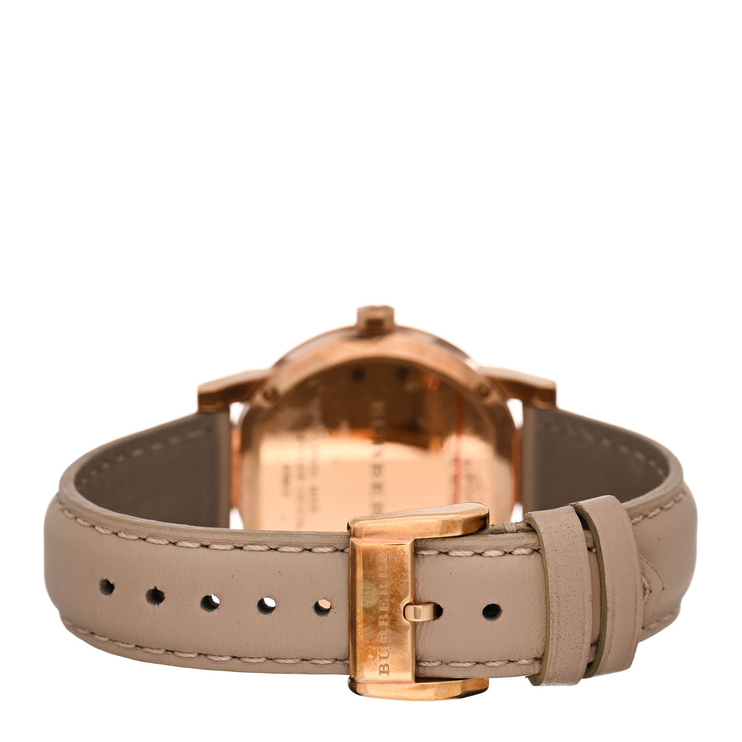 Burberry Stainless Steel Calfskin 33mm The City Quartz Watch Nude BU9109 3 of 5