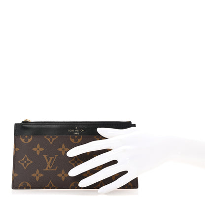 Louis Vuitton Monogram Slim Purse Black 2 of 6