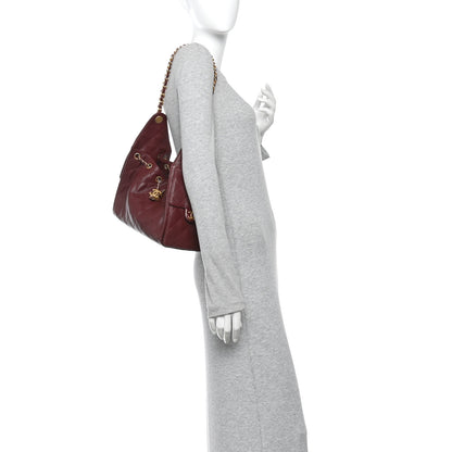 Chanel Caviar Quilted Small Chanel 25 Handbag Burgundy 2 of 10