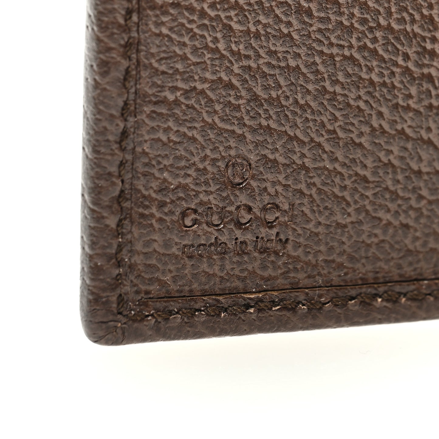 GG Supreme Monogram Web Mens Ophidia Bi-Fold Coin Wallet Beige New Acero