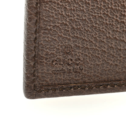 Gucci GG Supreme Monogram Web Mens Ophidia Bi-Fold Coin Wallet Beige New Acero 6 of 6