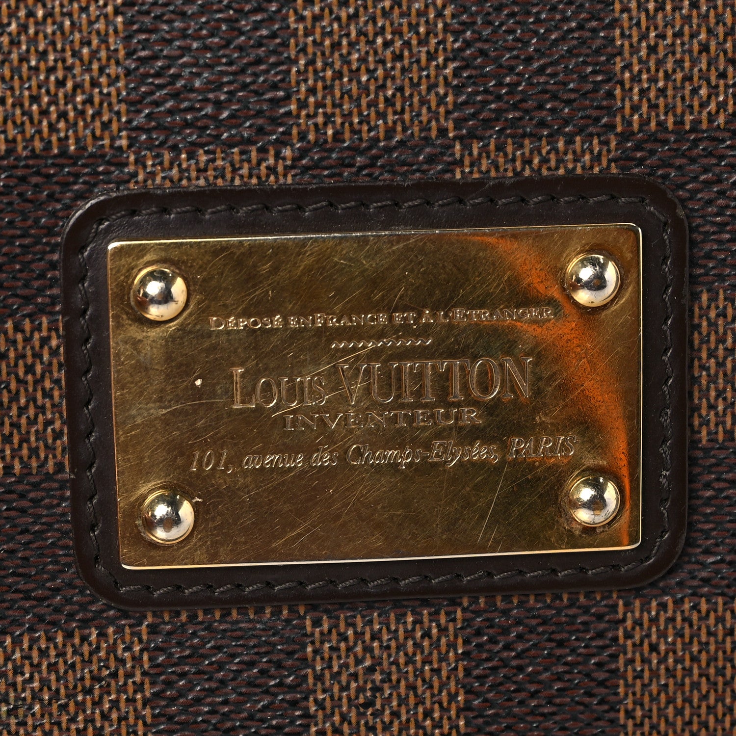 Louis Vuitton Damier Ebene Eva Clutch 7 of 9