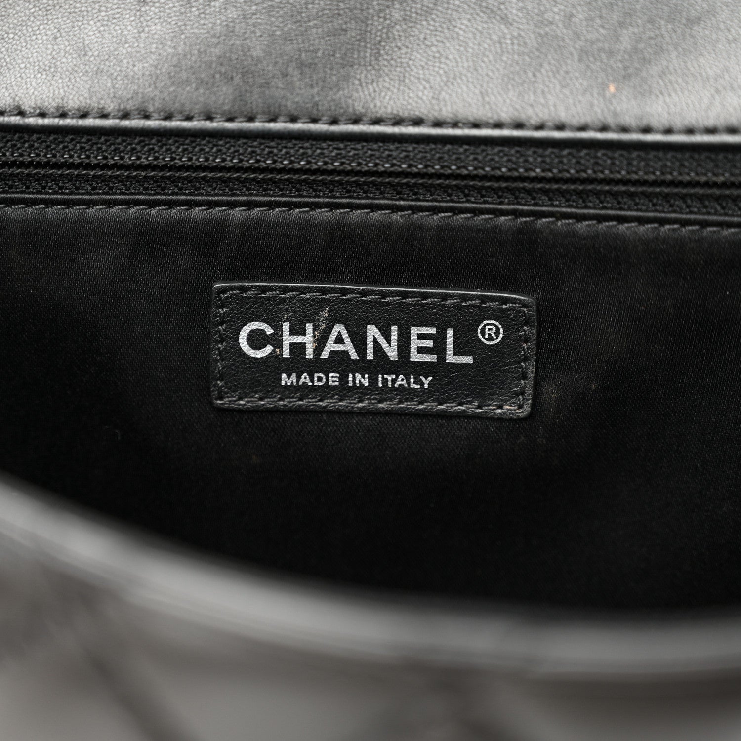 Chanel Lambskin Quilted Jumbo Easy Carry Flap Black 6 of 17