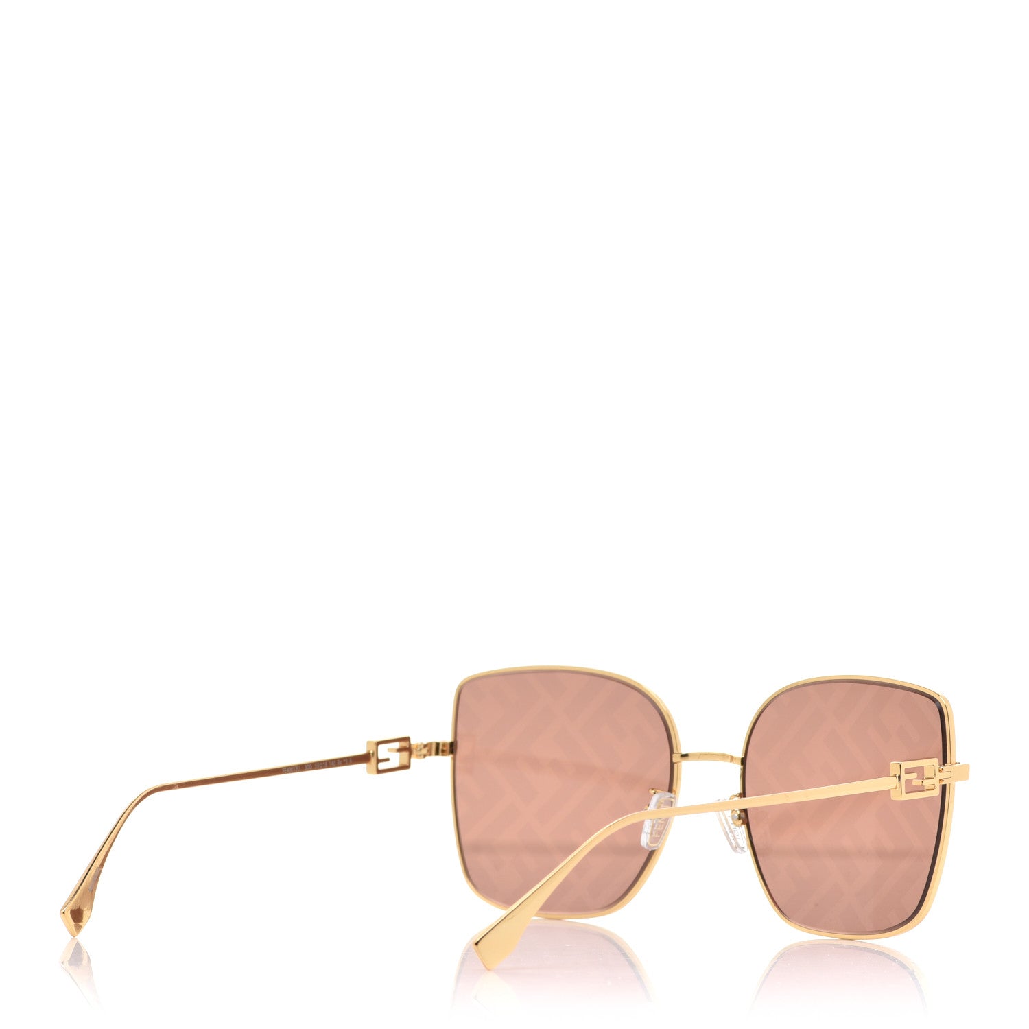 Fendi Metal Fendi Forever Sunglasses Gold 4 of 8