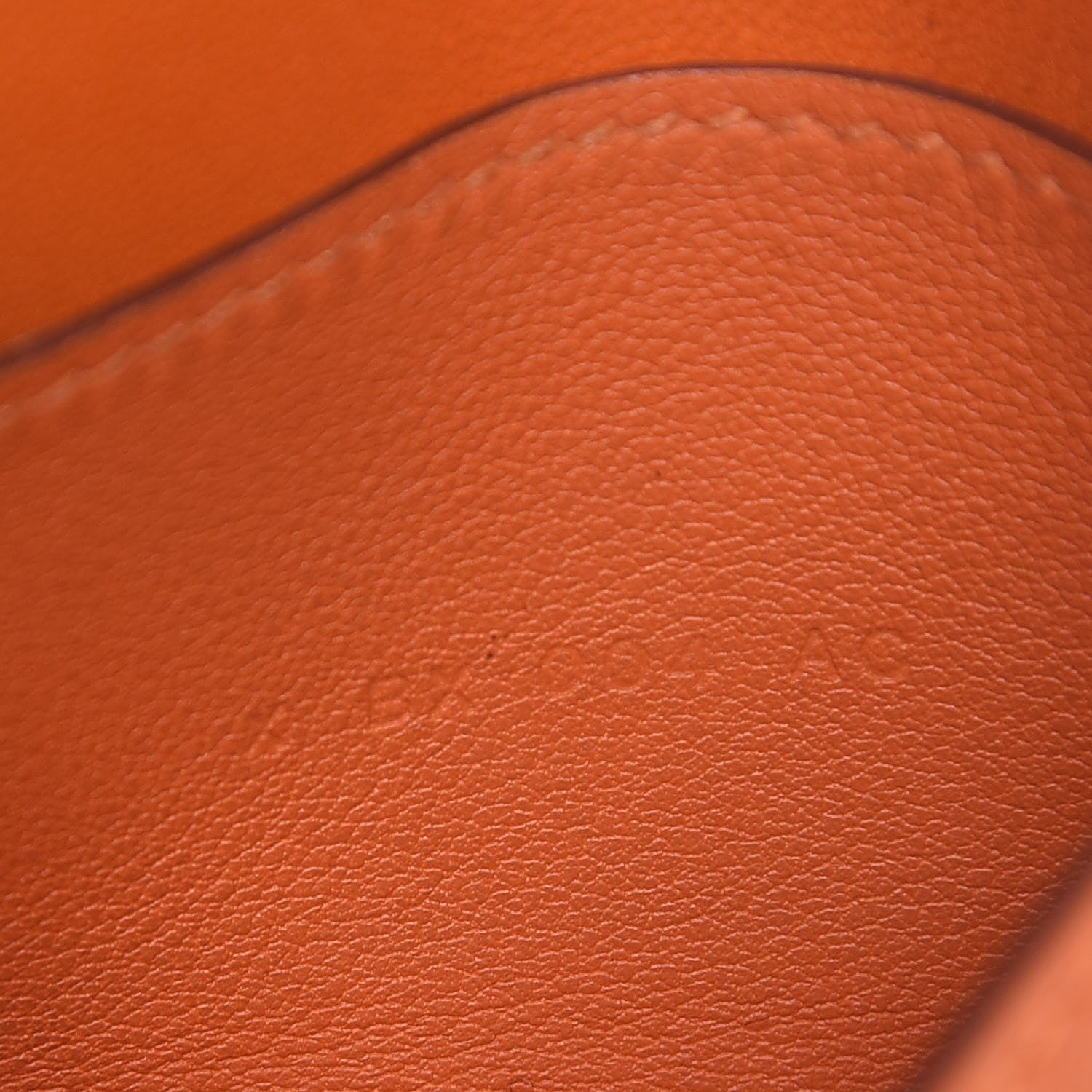 Hermes Swift Dogon Card Case Key Holder Orange 5 of 8
