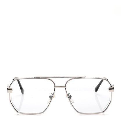 Louis Vuitton Metal LV Monogram Sunglasses Z1834U Silver 3 of 9