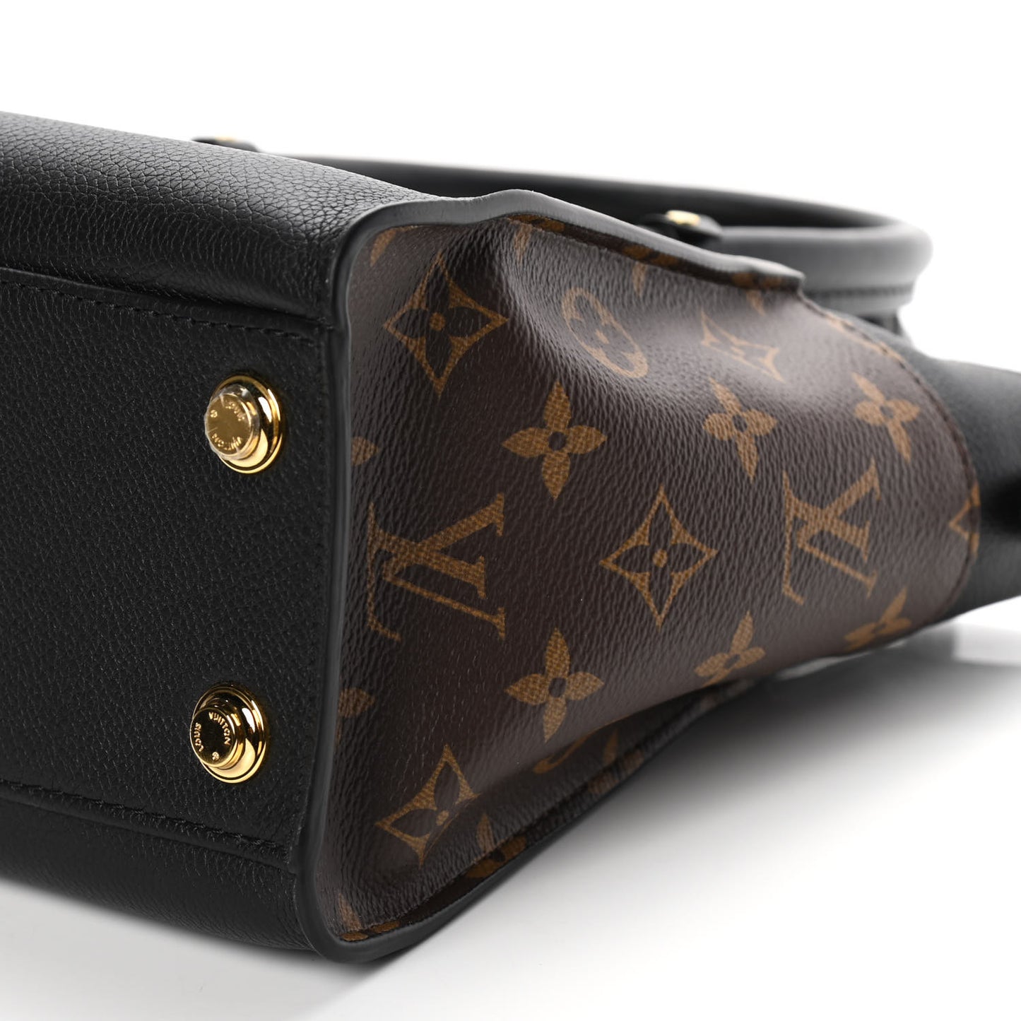 Calfskin Monogram On My Side PM Black