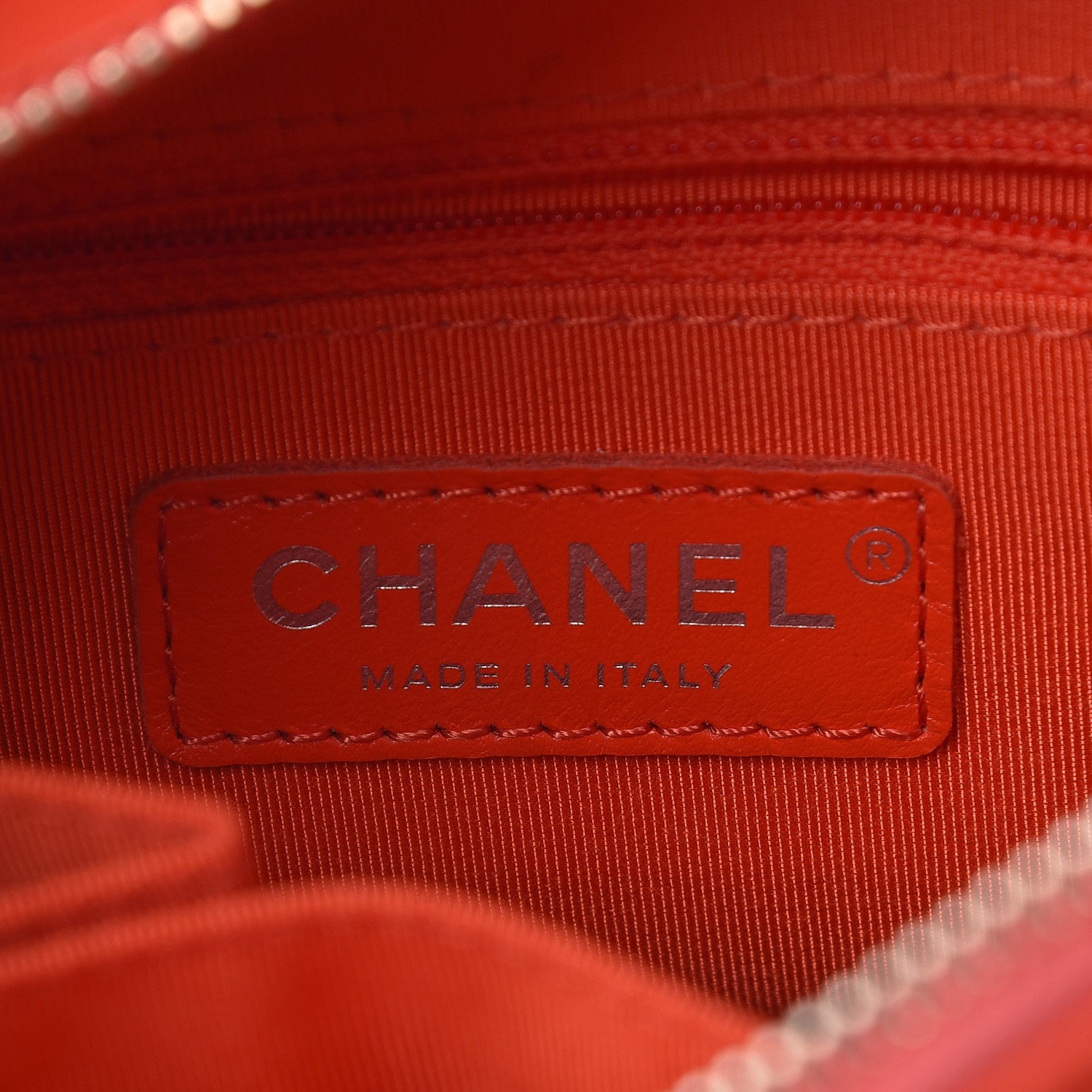 Chanel Aged Calfskin Quilted Small Gabrielle Hobo Red 7 of 12