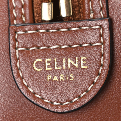 Celine Smooth Calfskin Triomphe Small Boston Bag Tan 6 of 11