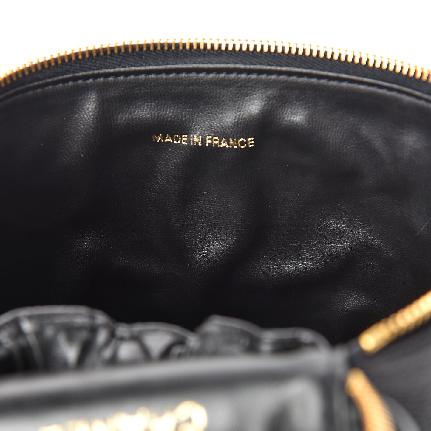 Caviar Cosmetic Vanity Bag Black