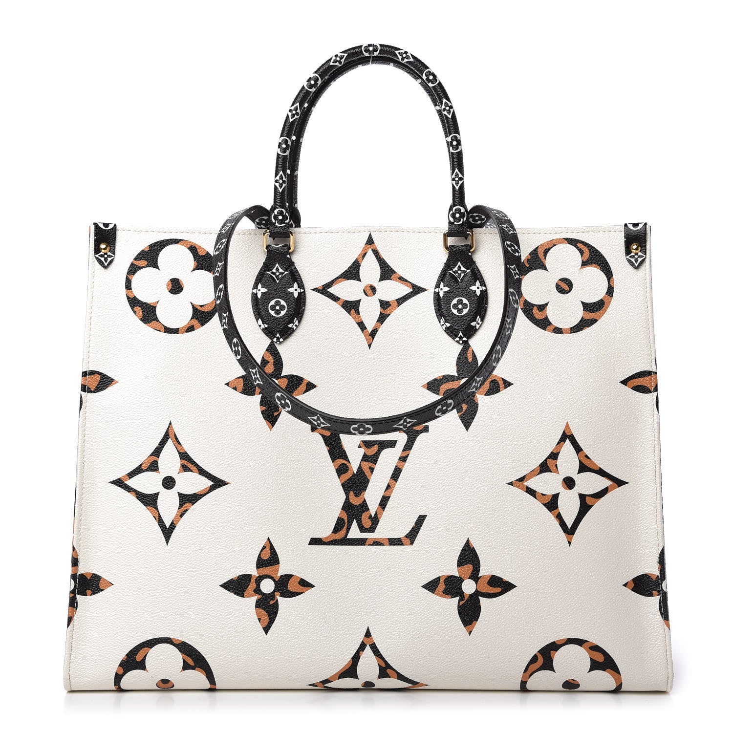 Louis Vuitton Monogram Giant Jungle Onthego GM Ivory 1 of 9