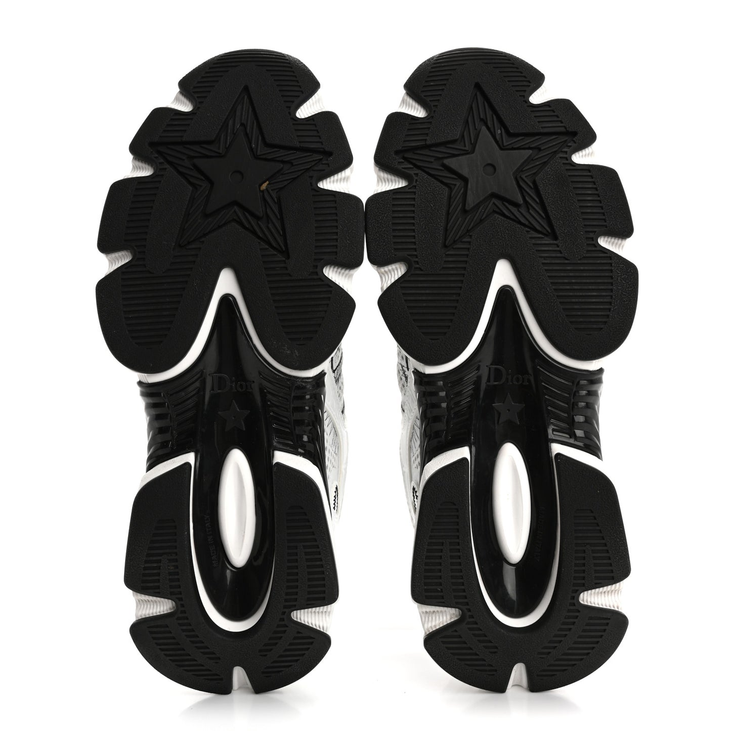Technical Mesh Dior Chrono Sneakers 37 White Black