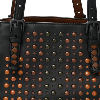 Bottega Veneta Nappa Intrecciato Perforated Small Cesta Tote Black Multicolor 7 of 10