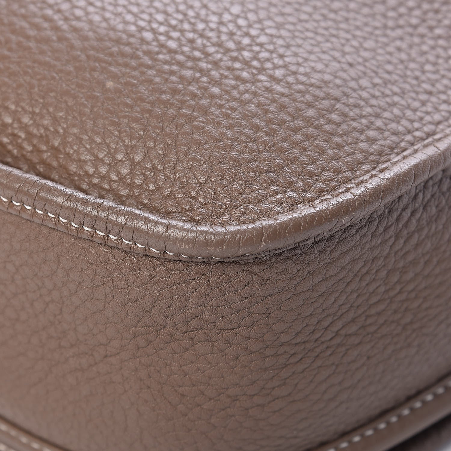 Hermes Taurillon Clemence Evelyne III PM Etoupe 10 of 16