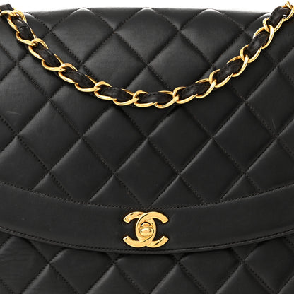 Chanel Lambskin Quilted Medium Single Flap Black 9 of 12