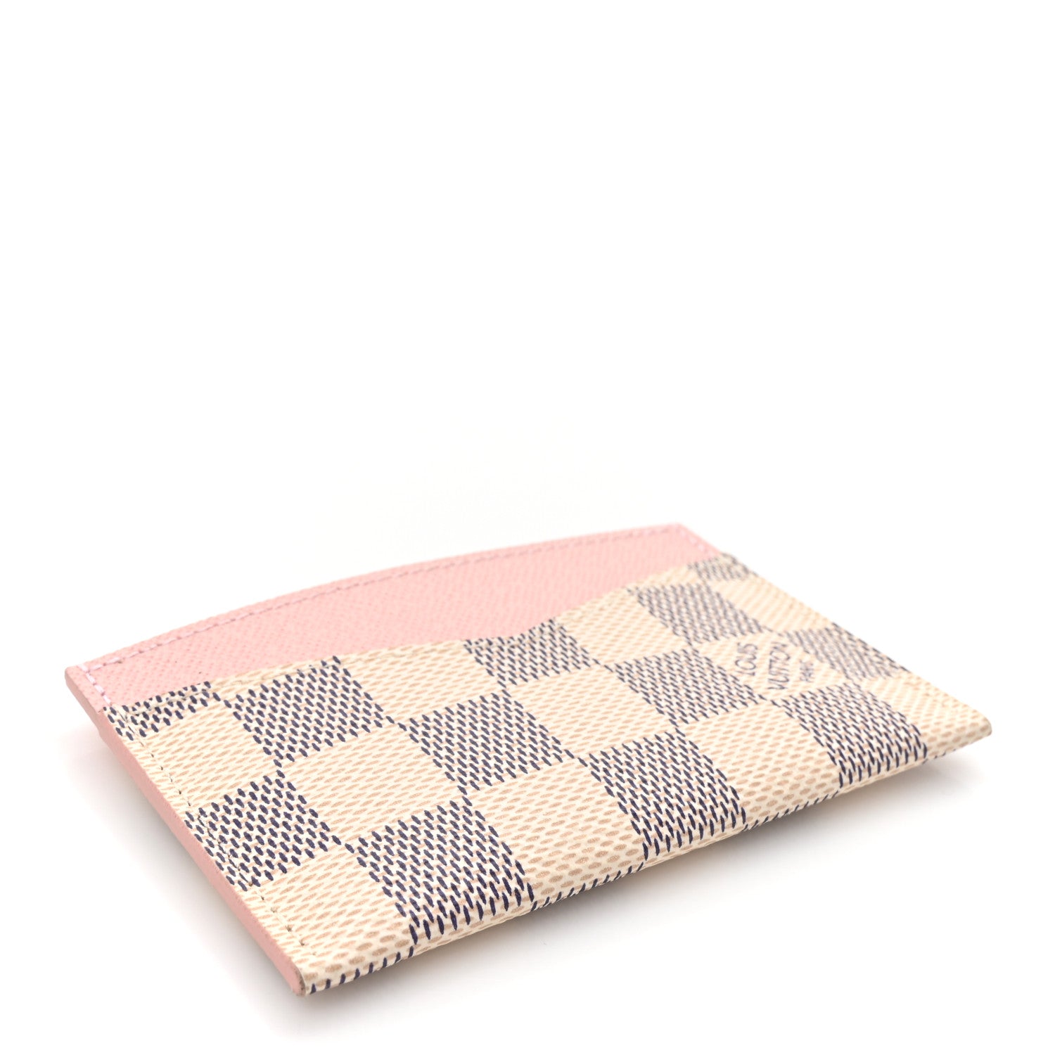 Louis Vuitton Damier Azur Daily Card Holder Rose Ballerine 4 of 8