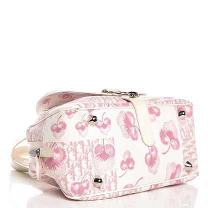 Christian Dior Canvas Monogram Floral Bowler Pink 4 of 20