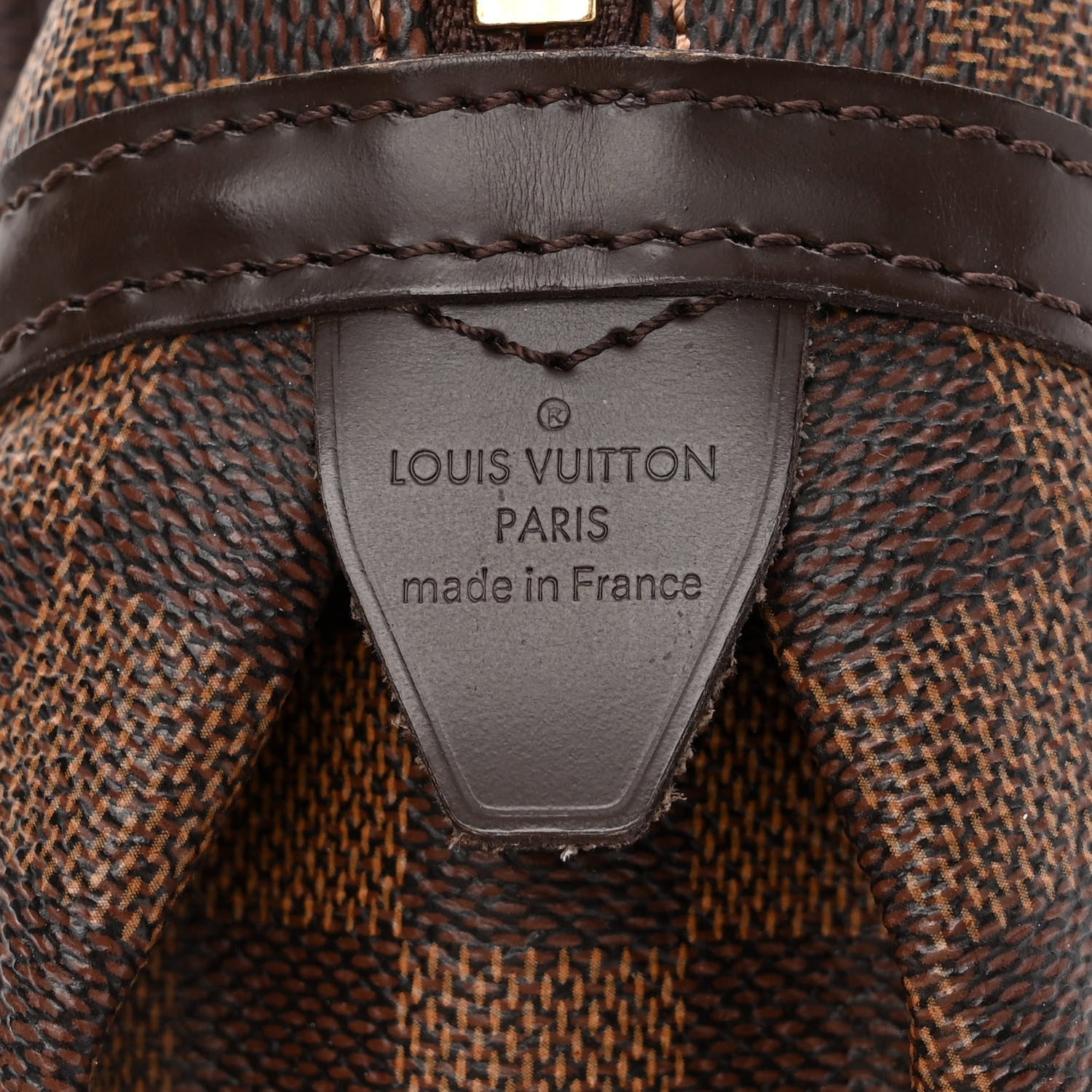 Louis Vuitton Damier Ebene Rivington GM 6 of 10