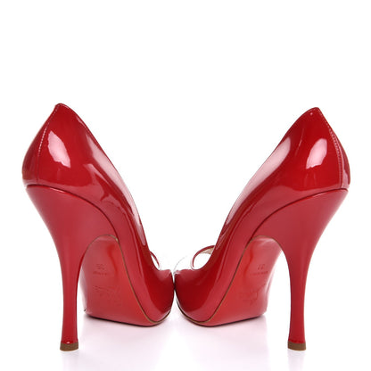 Christian Louboutin Patent Maryl 120 Pumps 39 Red 6 of 10