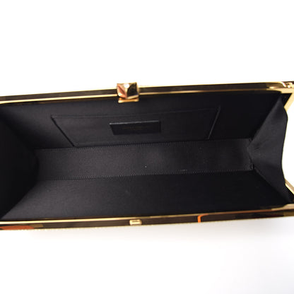 Jimmy Choo Lame Glitter Oversized Clutch Light Bronze 5 of 6