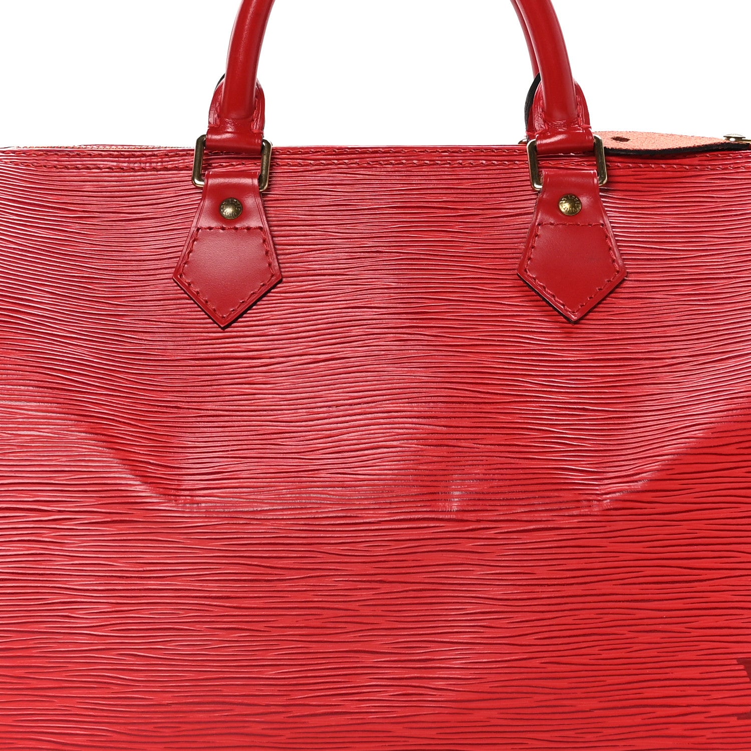 Louis Vuitton Epi Speedy 30 Castillan Red 8 of 13