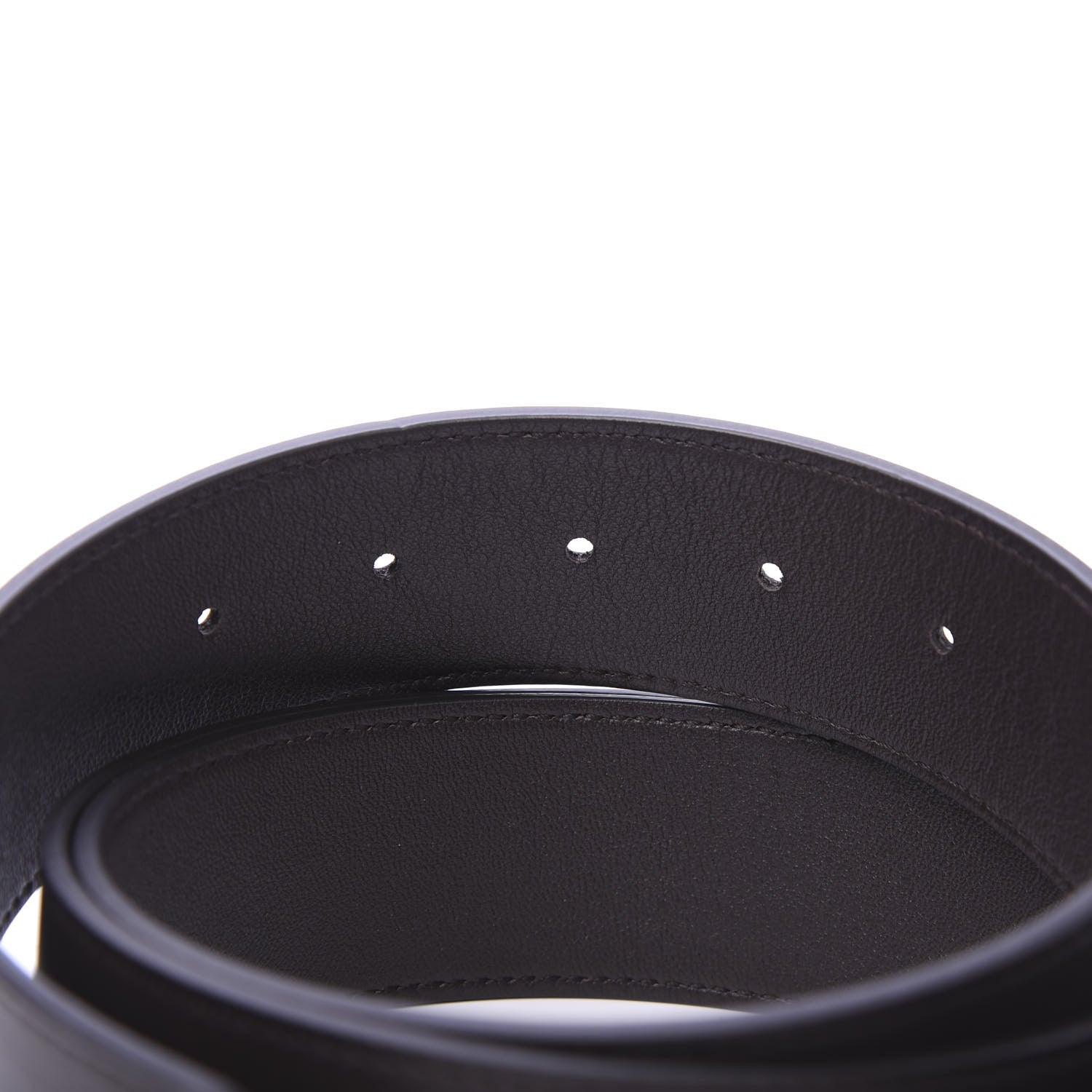 Gucci Moon Calfskin Nickel Double G 40mm Belt 105 42 Dark Cocoa 4 of 5