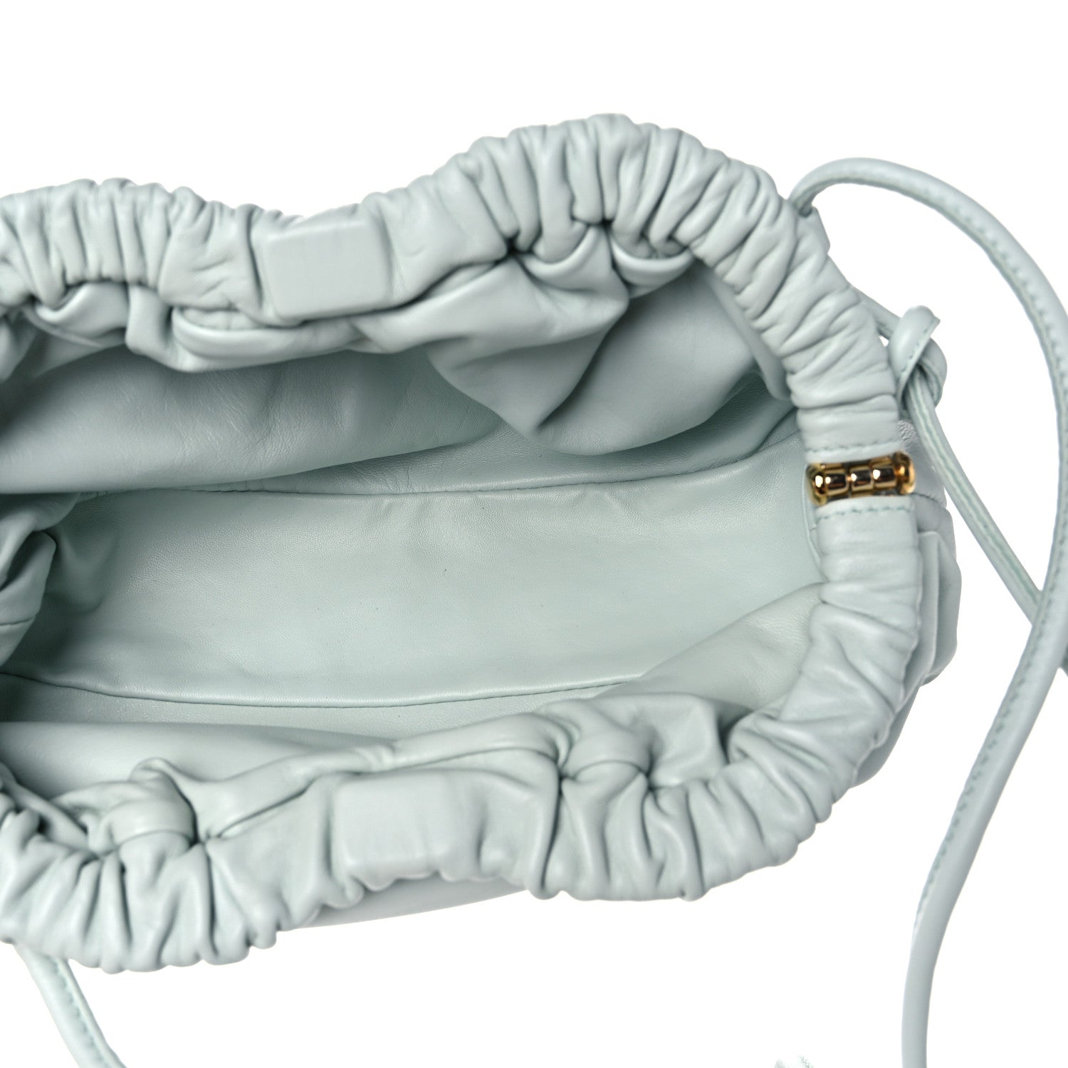 Mansur Gavriel Lambskin Mini Cloud Clutch Seafoam 5 of 8