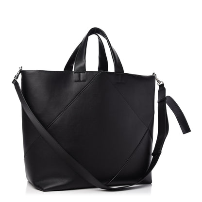 Bottega Veneta Butter Calfskin Patchwork Tote Black 3 of 9