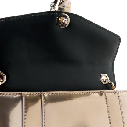 Bulgari Metallic Calfskin Small Serpenti Forever Snake Strap Crossbody Bag Bronze 12 of 12