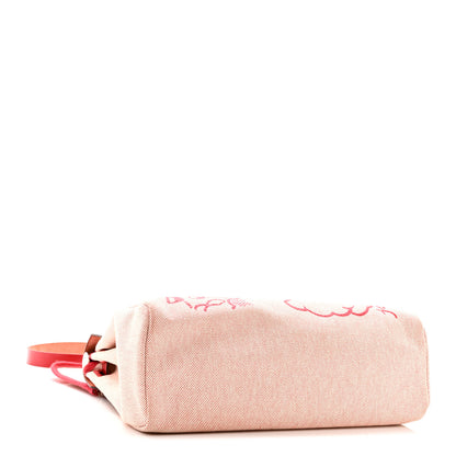 Hermes Vache Hunter Toile Pegase Pop Herbag Zip Retourne 31 PM Rouge Piment 5 of 11