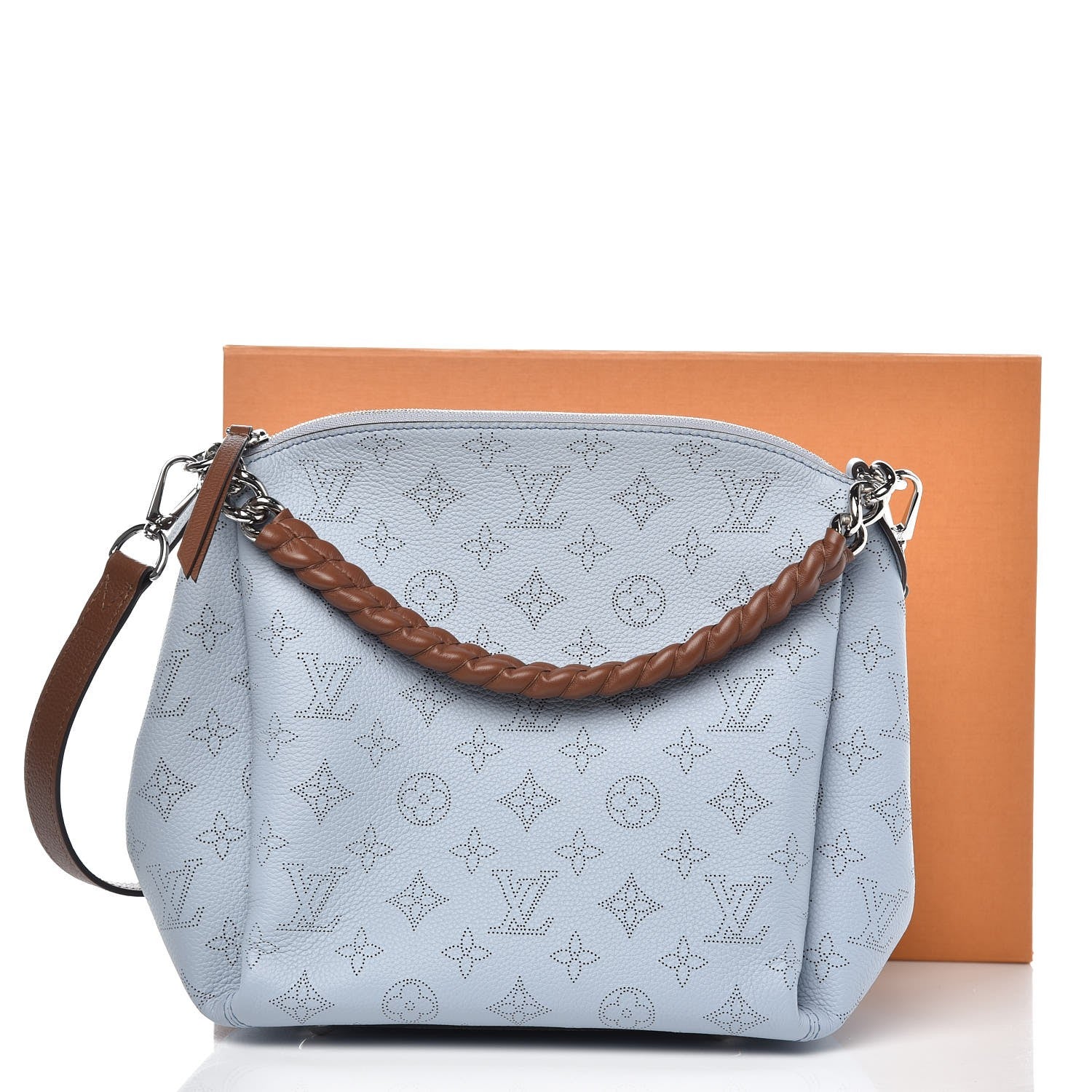 Louis Vuitton Mahina Babylone Chain BB Blue Horizon Pumpkin 7 of 7