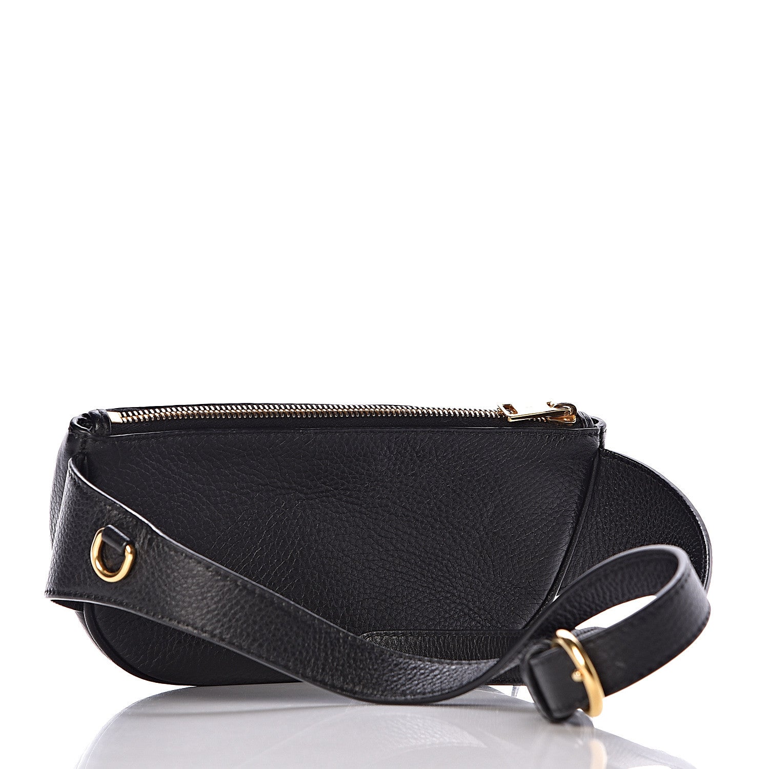 Prada Vitello Daino Small Belt Bag Black 3 of 13