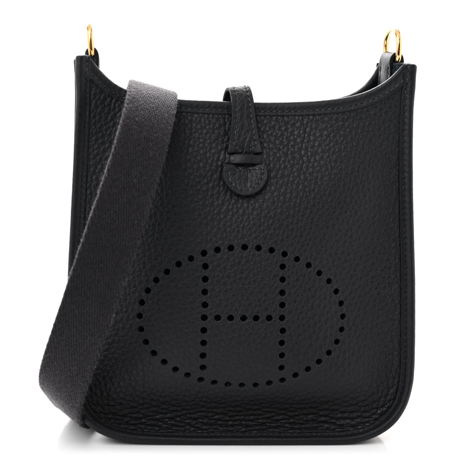 Hermes Taurillon Clemence Evelyne TPM Bleu Nuit 1 of 10