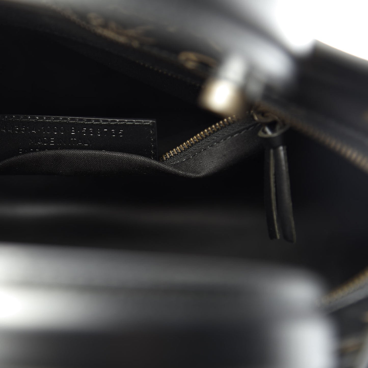 Calfskin Love Perforated Blackout Hardware City Black