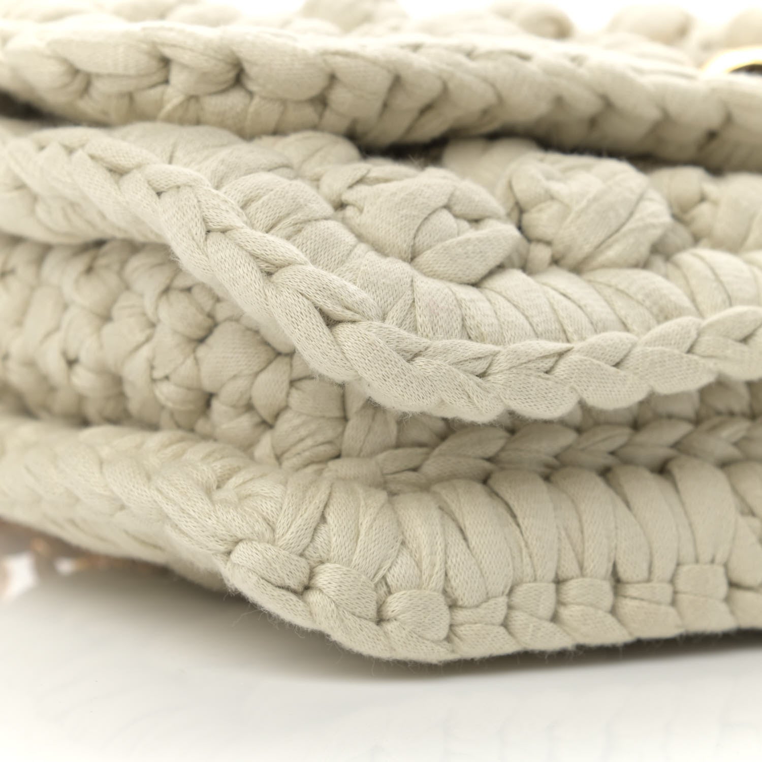 Bottega Veneta Jersey Crochet Shoulder Bag Plaster 8 of 10