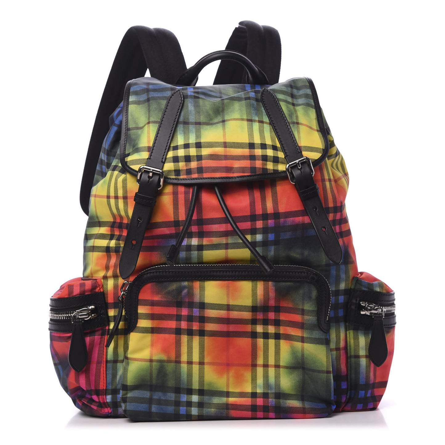 Nylon Tie Dye Large Rucksack Backpack Multicolor