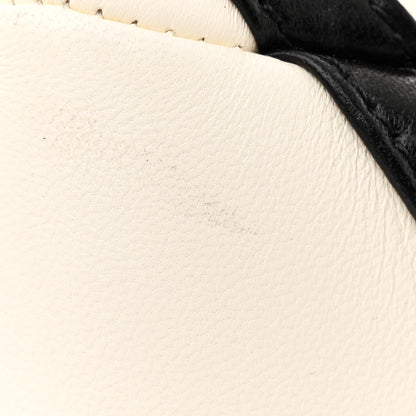 Valentino Garavani Nappa Large Roman Stud Shoulder Bag Ivory Black 10 of 11