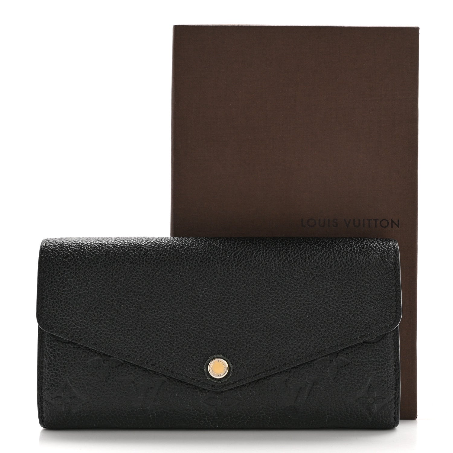 Louis Vuitton Empreinte Sarah Wallet NM Black 9 of 9
