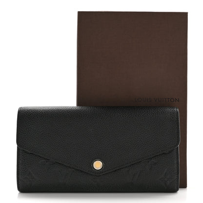 Louis Vuitton Empreinte Sarah Wallet NM Black 9 of 9